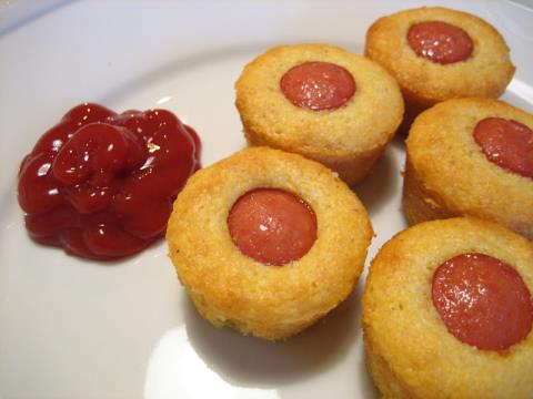 مینی  کورن داگ مافینی 