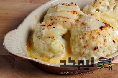خوراک گل کلم 
