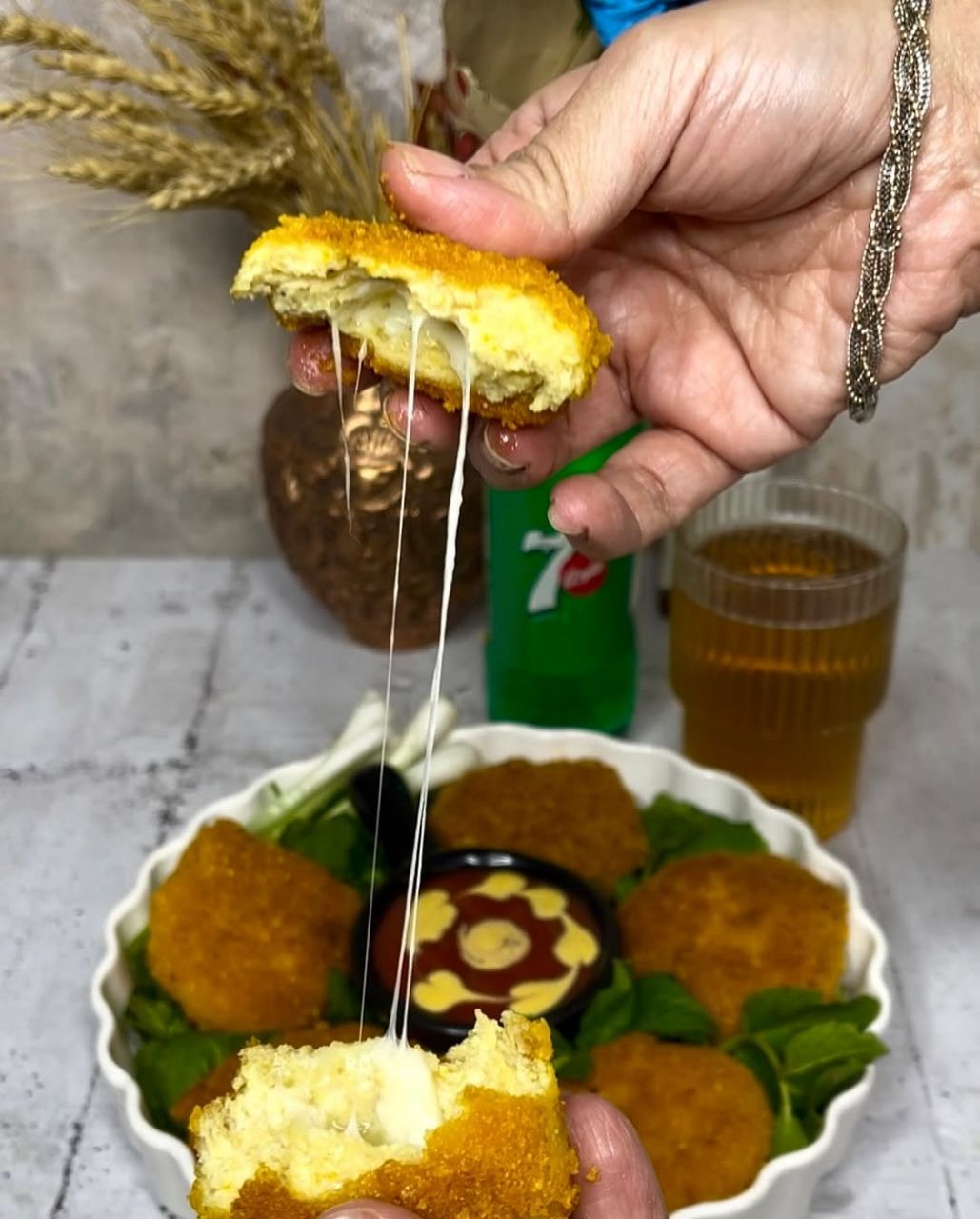 ناگت مرغ پنیری