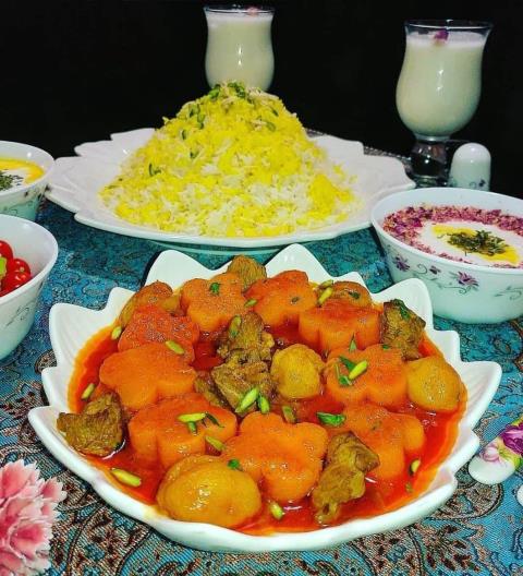 خورشت کدو حلوایی