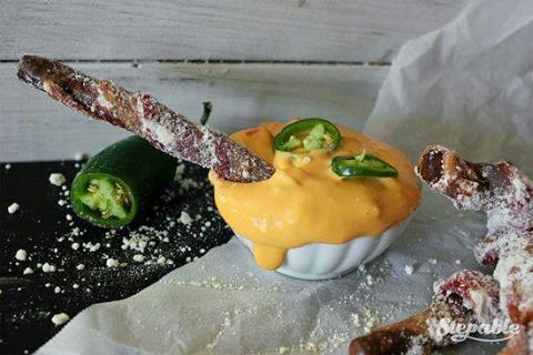 چوب شور پنیری با مغز گوشت