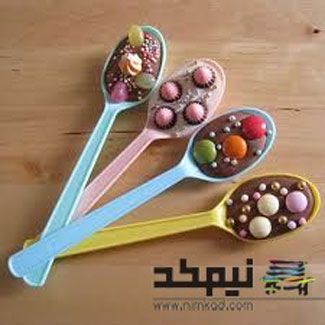 چگونه برای مهمانی قاشق شکلاتی درست کنیم ؟