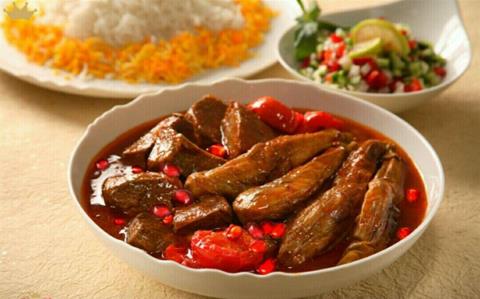 خورشت انار و بادمجان
