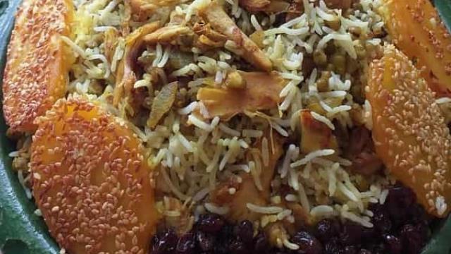 ماش پلو اصفهانی