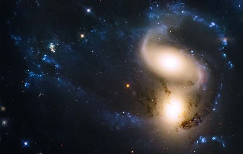 تصویر نجومی روز ناسا (۲۰ مرداد ۹۵): برخورد کهکشان‌ها در پنج‌قلوی استفان