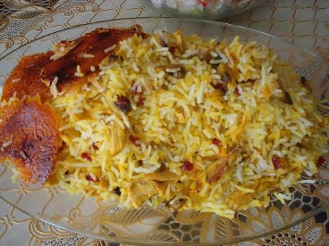 روش تهیه قارچ پلو با مرغ