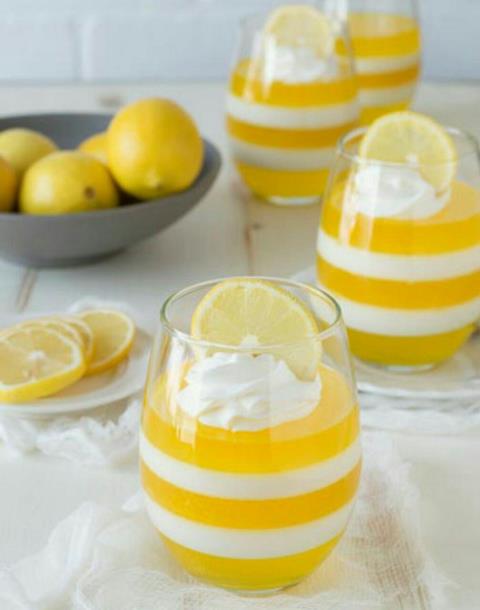 ژله لایه ای لیمو