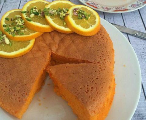 کیک ژله ای پرتقالی