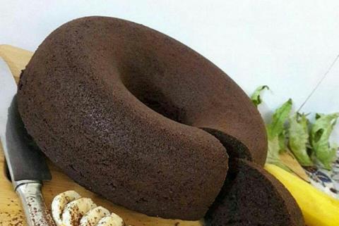 کیک شیرموز شکلاتی