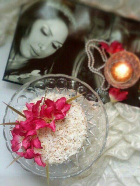 دسر موس کیک نارگیل