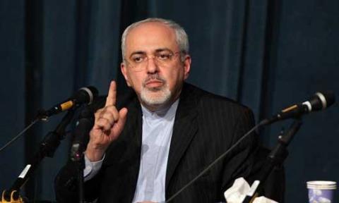 فریاد ظریف در نشست وزرا: هیچ گاه یک ایرانی را تهدید نکنید!