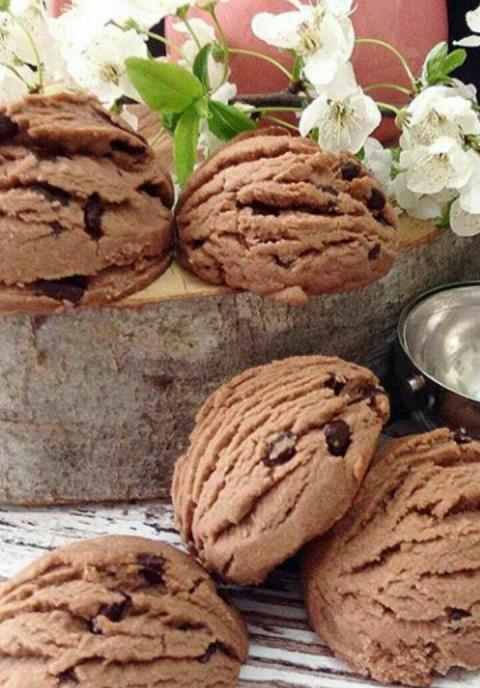 شیرینی کاکایویی به شکل بستنی