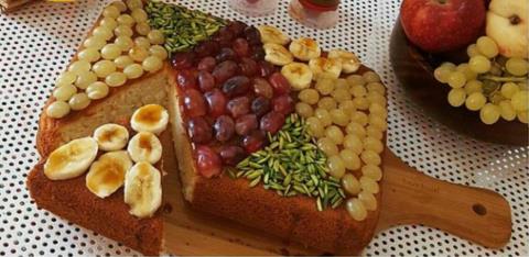 کیک سفیده تخم مرغ