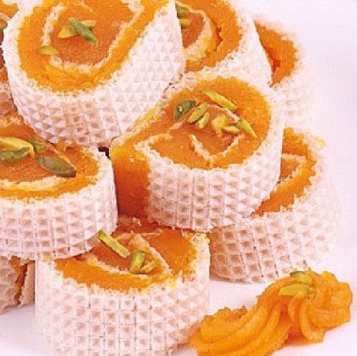 رولت حلوا بسیار شیک و لذیذ برای افطاری های مجلسی! +عکس
