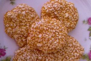 سوهان کنجدی خانگی