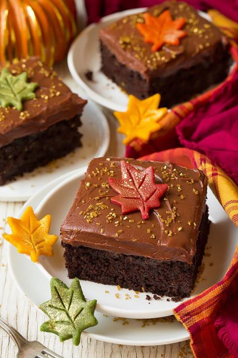 کیک شکلاتی با رویه گاناش