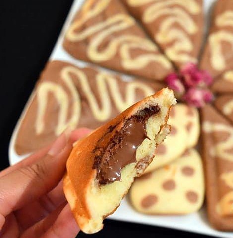 کوکی مغزدار با نوتلا