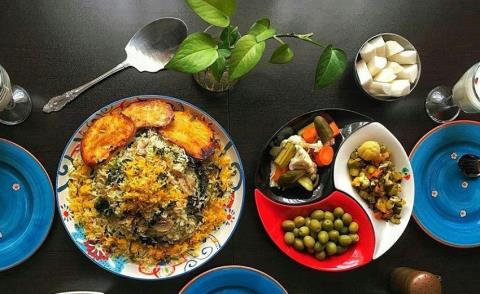 اسفناج پلو