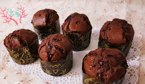 مافین شکلات چیپسی