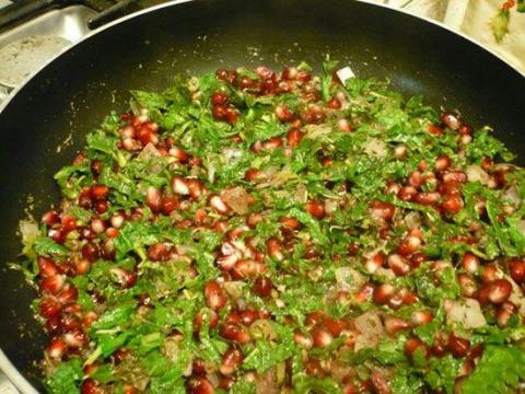 خورشت انار و مرغ