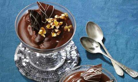 دسر شکلاتی یک نفره