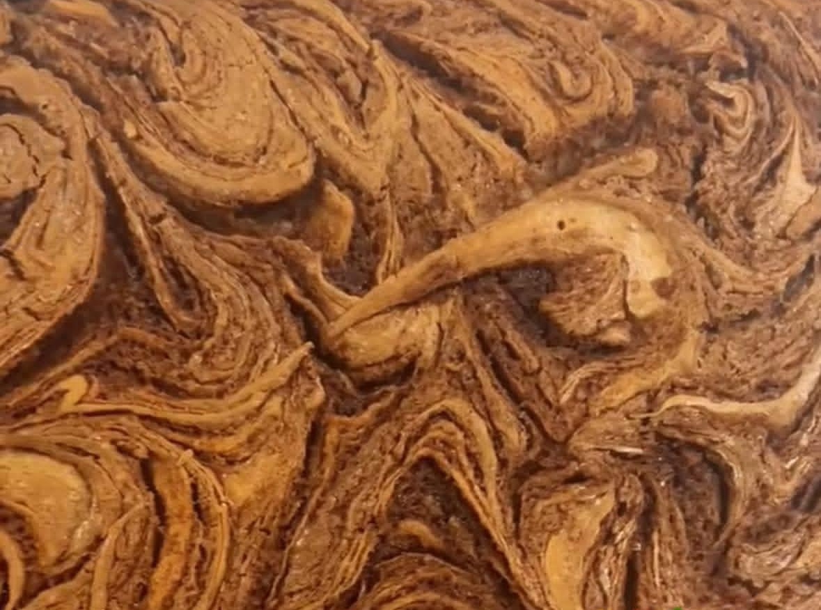 کیک دارچین با کرم پنیری