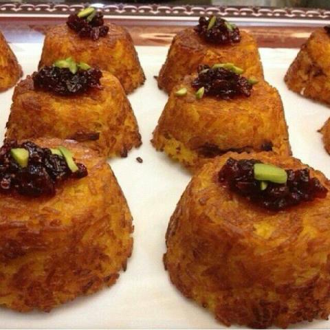 ته چین مرغ تک نفره