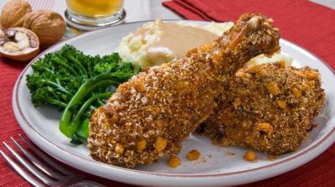 طرز تهیه مرغ سوخاری گردویی