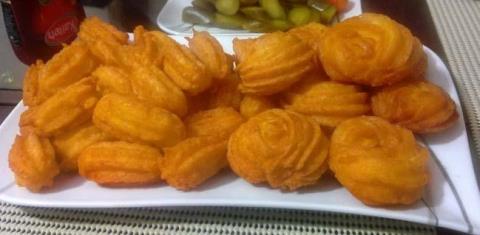 سیب زمینی بامیه ای
