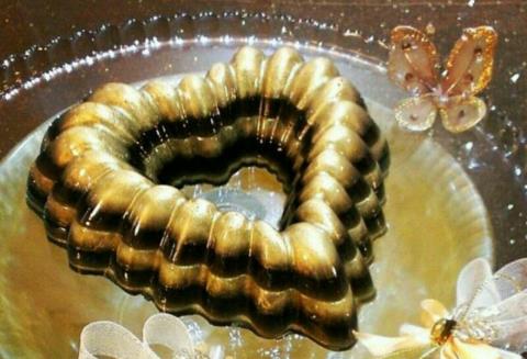 ژله طلایی مشکی