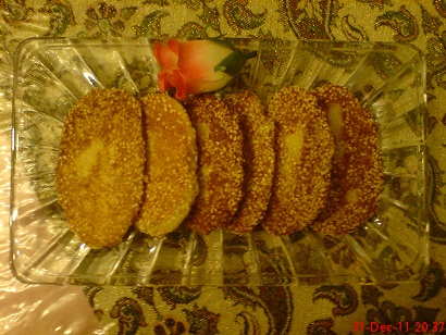 سیب زمینی کنجدی 