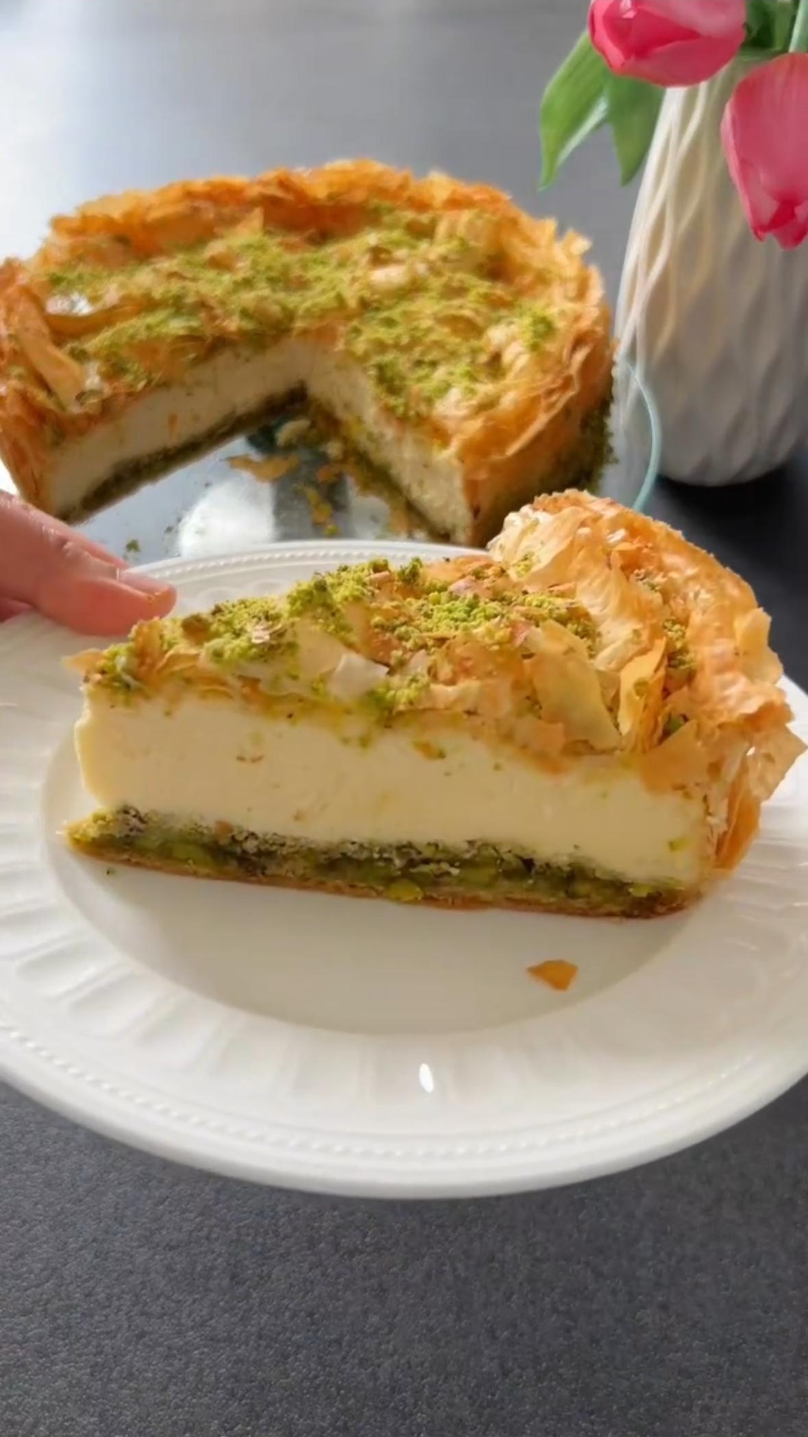 چیز کیک باقلوا