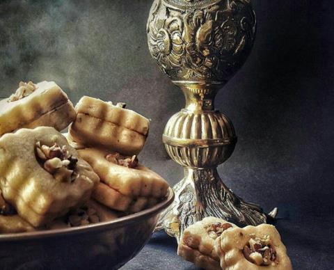 شیرینی مدرن گردویی