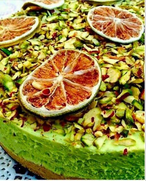 چیز کیک پسته