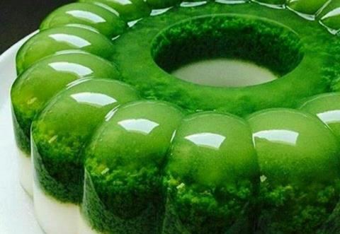 ژله دو رنگ و شیک