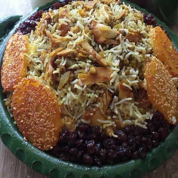 ماش پلو اصفهانی