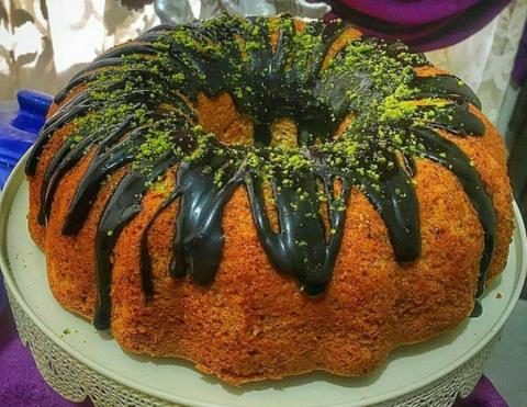 کیک کاپوچینو و گردو