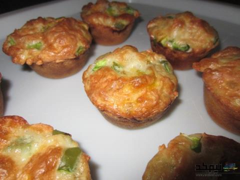 ﻿ طرز تهیه کاپ کیک سوسیس